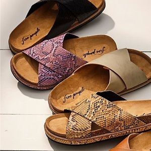 Free People sidelines footbead sandal size 9